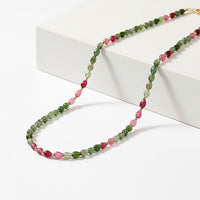 Certified & Appraised Iliana 18K Yellow Gold AAAA Multi-Tourmaline Beaded Graduated Necklace 18 Inches with 2 Inch Extender 50.00 ctw