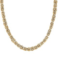22K Yellow Gold 4.30mm Byzantine Chain Necklace 19.50 Inches 13.95 Grams - Sticky add to cart bar