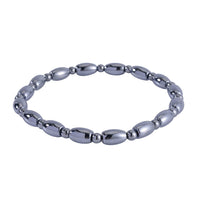 Terahertz Rice and Beaded Stretch Anklet 73.35 ctw