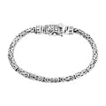 Bali Legacy Sterling Silver Oval Shape Borobudur Bracelet (6.50 In) (14.22 g) - Sticky add to cart bar