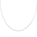 999 Platinum 1mm Cross Chain Necklace 17 Inches 2.50 Grams - Sticky add to cart bar