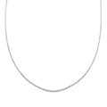999 Platinum 1.0mm Water Wave Chain Necklace 17 Inches 3.40 Grams - Sticky add to cart bar