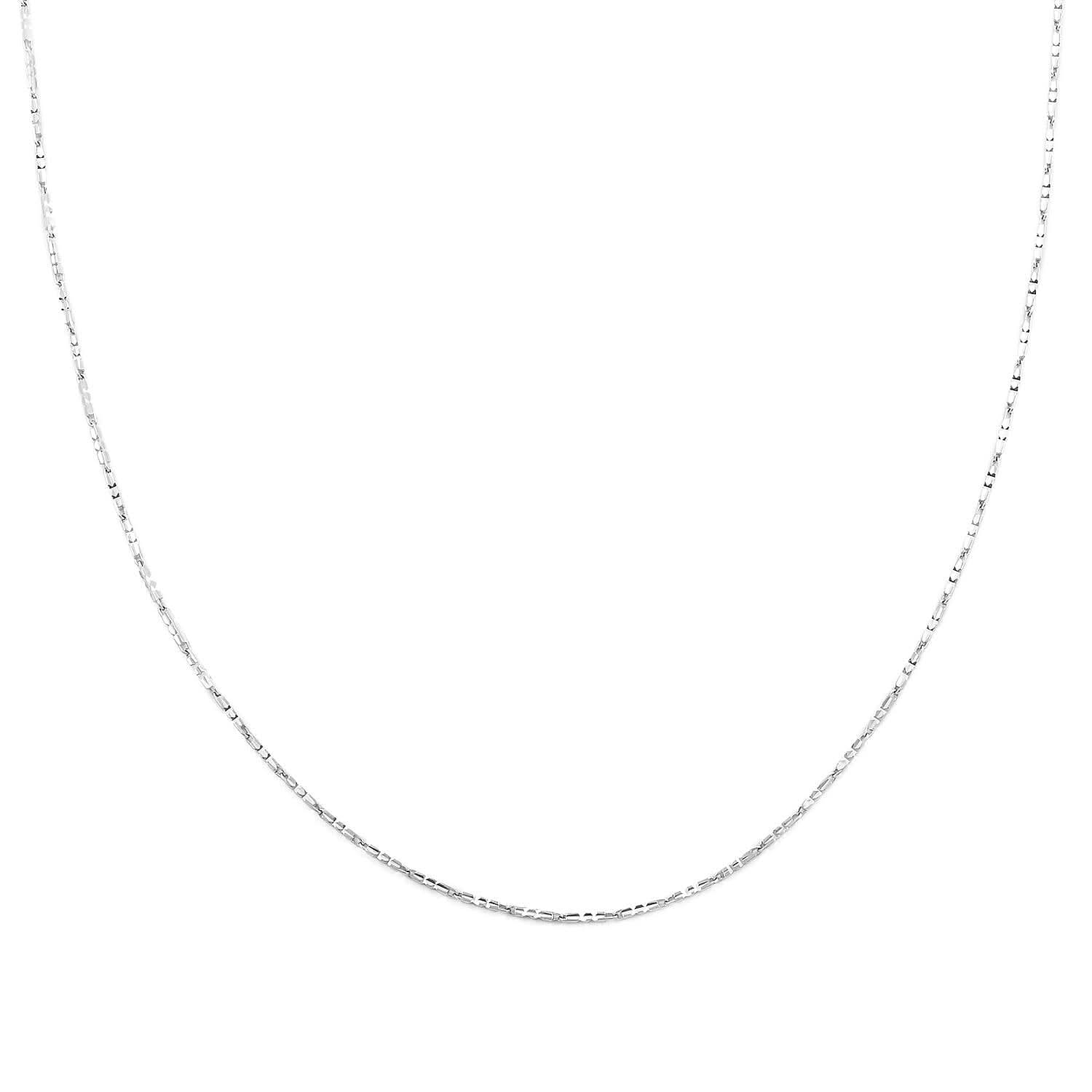 999 Platinum 1.0mm Great Wall Chain Necklace 17.5 Inches 5.95 Grams