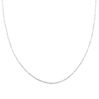 999 Platinum 1.0mm Great Wall Chain Necklace 17.5 Inches 5.95 Grams