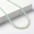 Certified & Appraised Luxoro 14K Yellow Gold AAA Ethiopian Welo Opal Beaded Graduated Necklace 18 Inches with 2 Inch Extender 65.00 ctw - Sticky add to cart bar