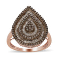 Rosé Royale Natural Champagne Diamond Ring - Sticky add to cart bar