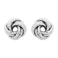 Sterling Silver Knot Earrings (2.20 g) - Sticky add to cart bar