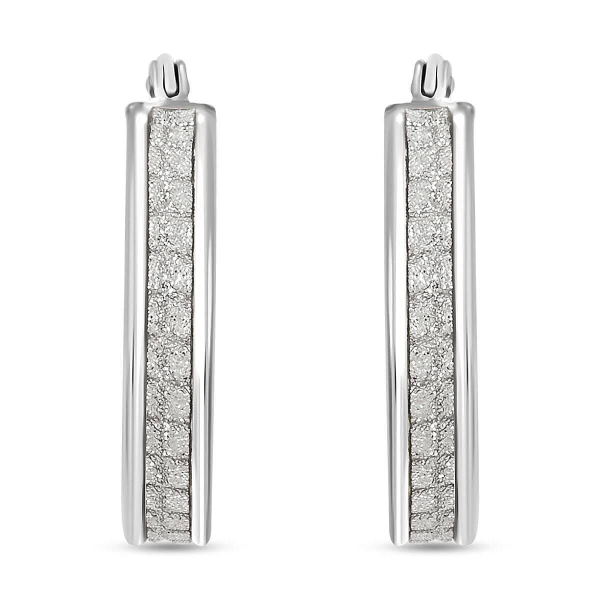 Sterling Silver Hoop Earrings (2.30 g)