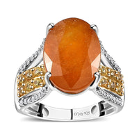 TLV Niassa Ruby (FF), Multi Gemstone Ring in Platinum Over Sterling Silver (Size 10.0) 10.65 ctw