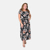 Black Floral Print