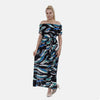 Blue Brushstroke Print