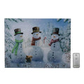 Lumabase Battery Operated Lighted Wall Art -Snowy Christmas - Sticky add to cart bar