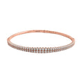 Doorbuster Modani 14K White Gold Natural Pink Diamond (I2-I3) Bangle Bracelet (7.50 In) Total Metal Weight (9.85 g) Including Titanium Spring weight (0.50 g) 2.00 ctw - Sticky add to cart bar