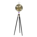 Golden Antique Grandfather Quartz Clock with Tripod Metal Stand - Sticky add to cart bar