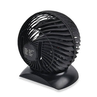 USB Black Portable Desk Fan with Two Speed (Voltage 5V) 8.0"Ã—1"