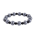 Terahertz and Shungite 96.50 ctw Beaded Stretch Bracelet (6.5-7In) - Sticky add to cart bar