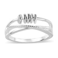 Sterling Silver Fancy Ring (Size 10.0) 3.10 Grams