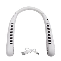 White Bladeless Hanging Neck Fan (5V/1A, 5W)
