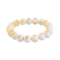 Green Jade (D) Beaded Stretch Bracelet 170.00 ctw - Sticky add to cart bar