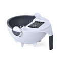 Multi-Functional Vegetable Cutter with Drain Basket (7 Different Interchangeable Blades, 1 Safety Hand Guard and 1 Peeler) - Sticky add to cart bar