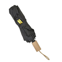 Black Folding Sun Umbrella with 10 Ribs (Inside Black Coating Can Provide UPF 50+ Protection)