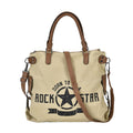 Navy Collection Black Color Printed Tote Bag (15"x5.9"x14") with Handle Drop - Sticky add to cart bar