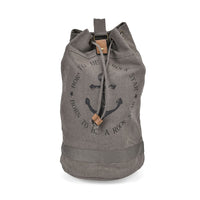 Navy Collection Army Green Color Anchor Pattern Backpack Bag (18.9"x10.6"x15.7") with Adjustable Double Shoulder Straps