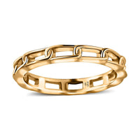 14K Yellow Gold Over Sterling Silver Band Ring (Size 10.0) 1.75 Grams