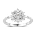 Diamond Accent Cluster Ring in Sterling Silver (Size 10.0) - Sticky add to cart bar