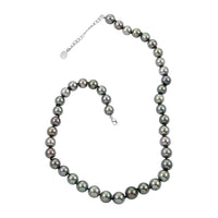 Rhapsody 950 Platinum Premium Tahitian Pearl Graduated 8-12mm Necklace 18-20 Inches
