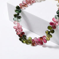 Certified & Appraised Iliana AAA Multi-Tourmaline 35.00 ctw Beaded Bracelet in 18K Yellow Gold (7.00-8.00In)
