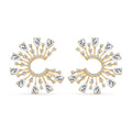 Lustro Stella Finest CZ Celestial Earrings in 14K Yellow Gold Over Sterling Silver - Sticky add to cart bar