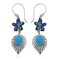 Bali Legacy Starfish Dangle Earrings in Sterling Silver 2.00 ctw