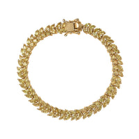 One Time Only Premium Sava Sphene Bracelet in Vermeil YG Over Sterling Silver (7.25 In) 10.85 ctw