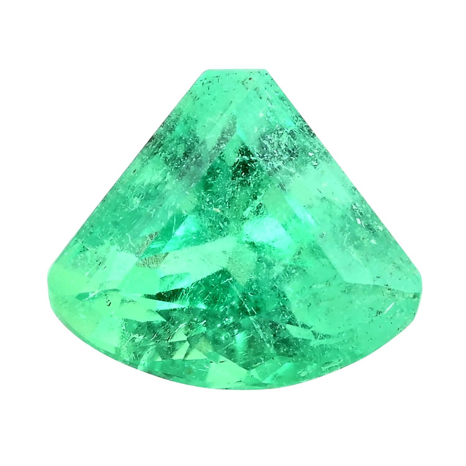 AAAA Boyaca Colombian Emerald (Trl Free Size) 0.50 ctw Loose gemstone