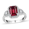 Rhapsody 950 Platinum AAAA Ouro Fino Rubellite, Diamond (E-F, VS) Ring (0.35 cts) (Size 6.0) (6.30 g) 2.65 ctw - Sticky add to cart bar