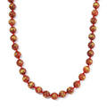 Green Jade (D) Beaded Necklace 20 Inches with Magnetic Lock in Rhodium Over Sterling Silver 670.00 ctw - Sticky add to cart bar