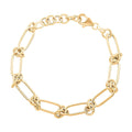 Nodo D'Amore Italian Bracelet in 10K Yellow Gold (7.0-8.0In) 5.20 Grams - Sticky add to cart bar