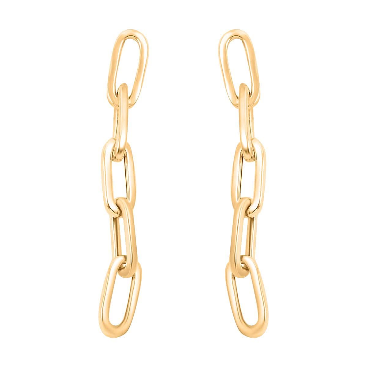 Cinque Terre Italian 10K Yellow Gold Earrings 1.88 Grams