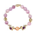 South Sea Golden Pearl and Multi Gemstone Adjustable Bracelet in Vermeil Yellow Gold Over Sterling Silver 49.85 ctw - Sticky add to cart bar