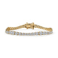 Moissanite Bracelet in Platinum Over Sterling Silver (7.25 In) 9.80 ctw - Sticky add to cart bar
