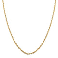 2mm Rope Chain Necklace in 10K Yellow Gold 1.90 Grams 24 Inches - Sticky add to cart bar