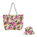 Seashell Pattern Beach Tote Bag and Hat Set (19.7"x91.4"x5.5") - Sticky add to cart bar