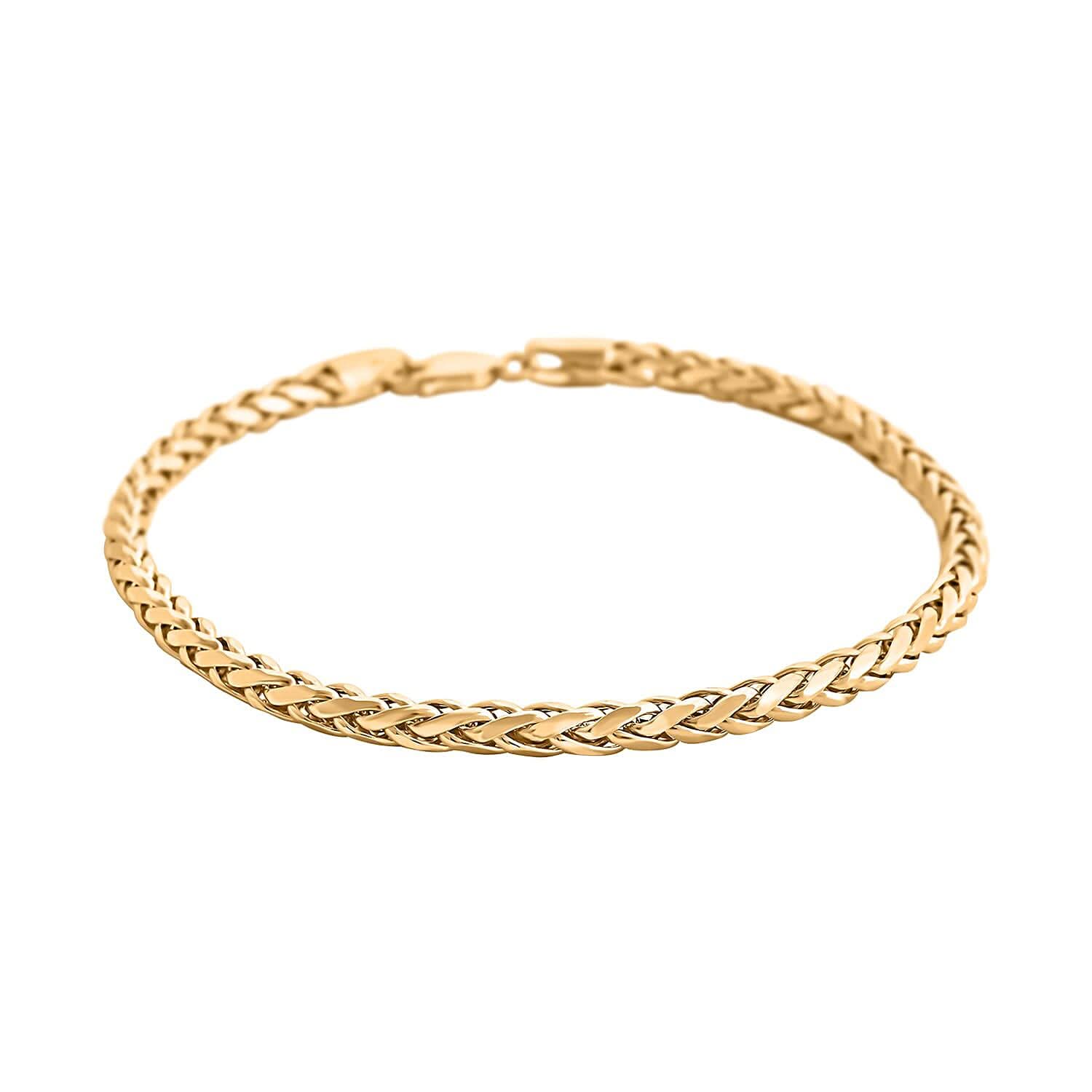 10K Yellow Gold 3MM Palma Bracelet (7.50 In) 3.40 Grams
