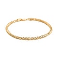 10K Yellow Gold 3MM Palma Bracelet (7.50 In) 3.40 Grams - Sticky add to cart bar
