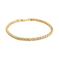 10K Yellow Gold 3MM Palma Bracelet (7.50 In) 3.40 Grams