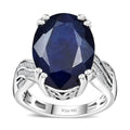TLV Niassa Ruby (FF), Diamond Ring in Vermeil YG Over Sterling Silver (Size 7.0) 14.40 ctw - Sticky add to cart bar