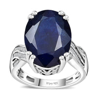 TLV Niassa Ruby (FF), Diamond Ring in Vermeil YG Over Sterling Silver (Size 7.0) 14.40 ctw