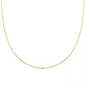 Chain Necklace in 14K Yellow Gold Over Sterling Silver 24 Inches 2.80 Grams - Sticky add to cart bar