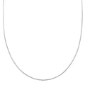 Snake Chain Necklace in Rhodium Over Sterling Silver 24 Inches 10.90 Grams - Sticky add to cart bar